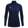 3 Day Under Armour Women's Midnight Navy Team Tech 1/2 Zip