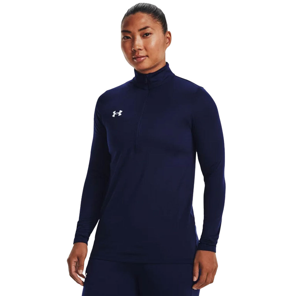 3 Day Under Armour Women's Midnight Navy Team Tech 1/2 Zip