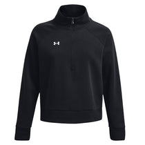 48-Hour Under Armour Women's Black Rival Fleece 1/2 Zip