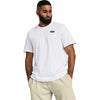Under Armour Men's White/Black Heavyweight Patch Short Sleeve