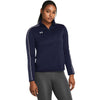 Under Armour Women's Midnight Navy/White Command Warm Up 1/4 Zip