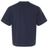 American Apparel Unisex Navy Heavyweight Cotton Mid-Length Tee