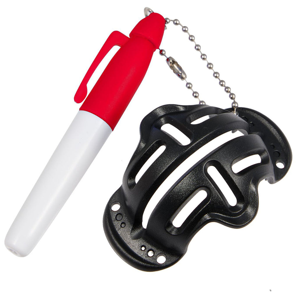 Leed's Red Golf Ball Stencil with Marker