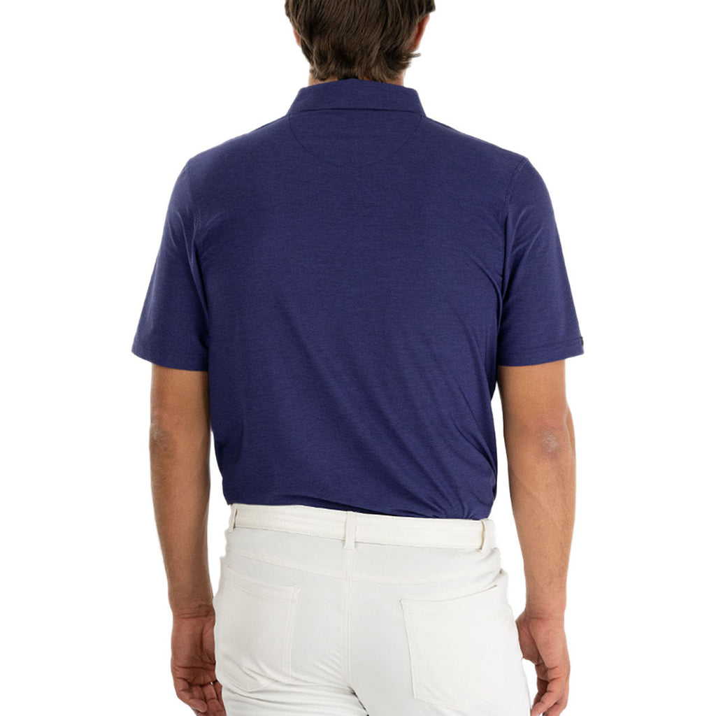 Straight Down Men's Dark Indigo Dodge Polo