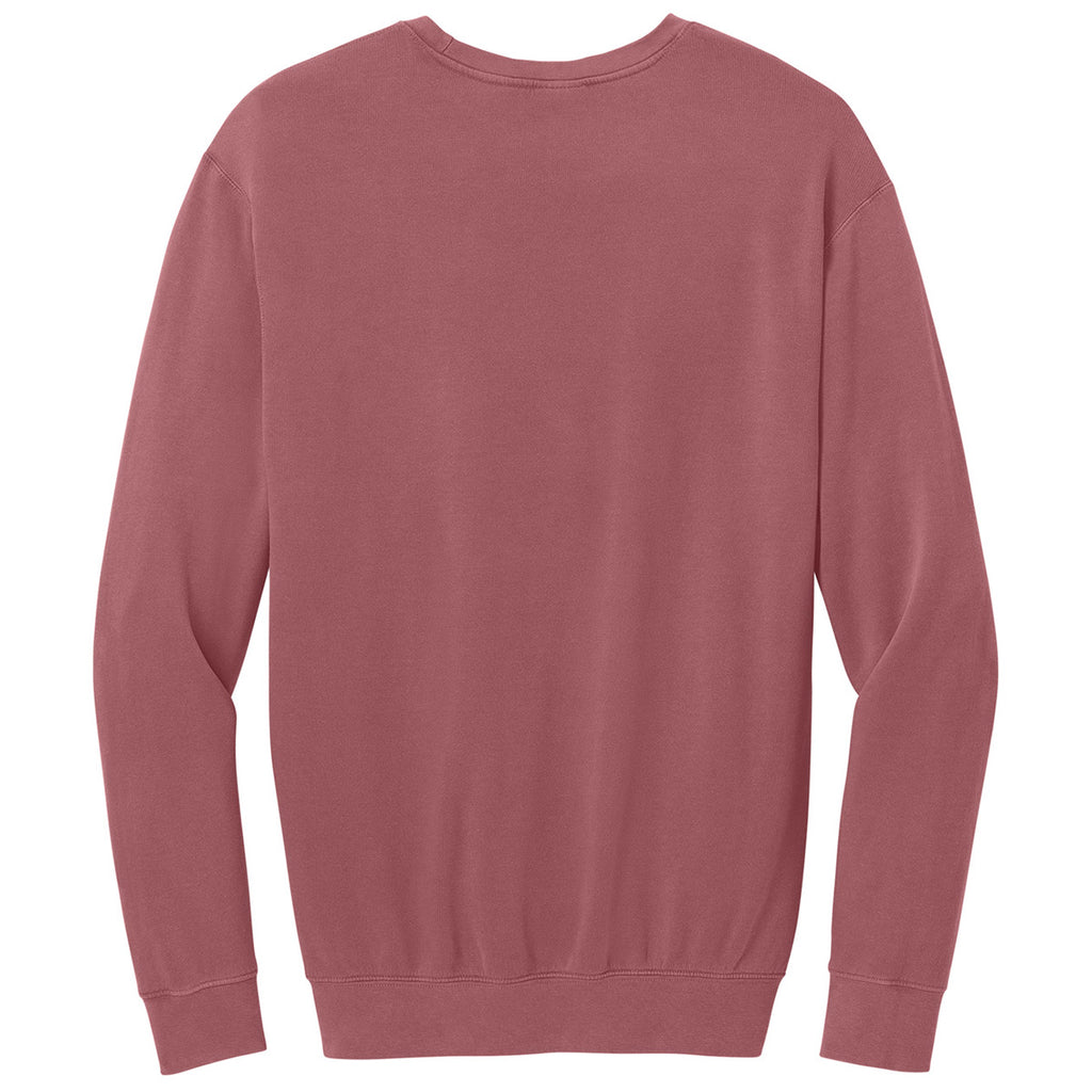 Comfort Colors Unisex Crimson Lightweight Crewneck Sweatshirt