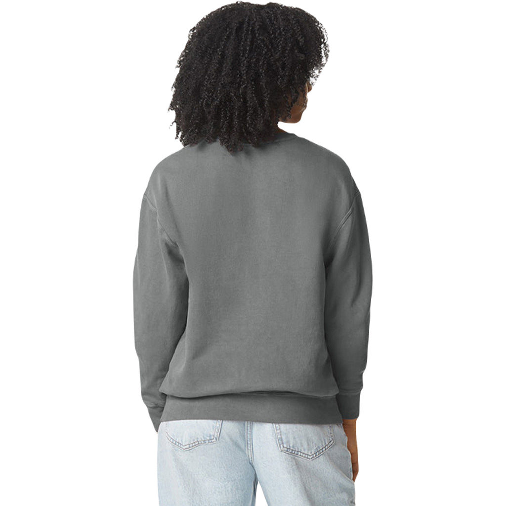 Comfort Colors Unisex Grey Lightweight Cotton Crewneck Sweatshirt