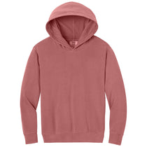 Comfort Colors Youth Crimson Lightweight Hooded Sweatshirt