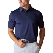 Straight Down Men's Indigo Olympic Polo