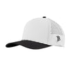 Branded Bills White/Black with White/Black Bare Curved Rope Cap