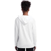 Charles River Unisex White Lightweight Stretch Hoodie