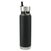 48-Hour Leed's Black Thor Copper Vacuum Insulated Bottle 25oz Straw Lid