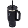 48-Hour Hydro Flask Black All Around Travel Tumbler 32oz with Straw