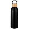 Leed's Black Aspen 24 oz Recycled Bottle with FSC Bamboo Lid