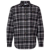 Columbia Men's Black Backland Tartan Cornell Woods Flannel Shirt