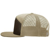 Richardson Brown/Khaki/Khaki 7-Panel Trucker