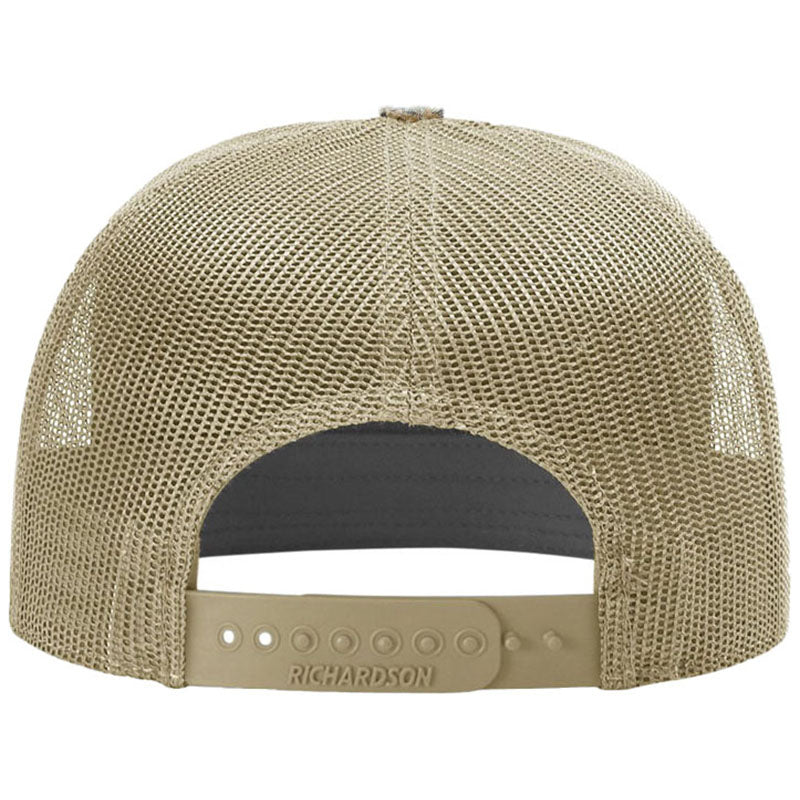 Richardson Realtree Advantage/Khaki Printed 7-Panel Trucker