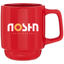 ETS Express Red Olly 16oz Stackable Ceramic Mug