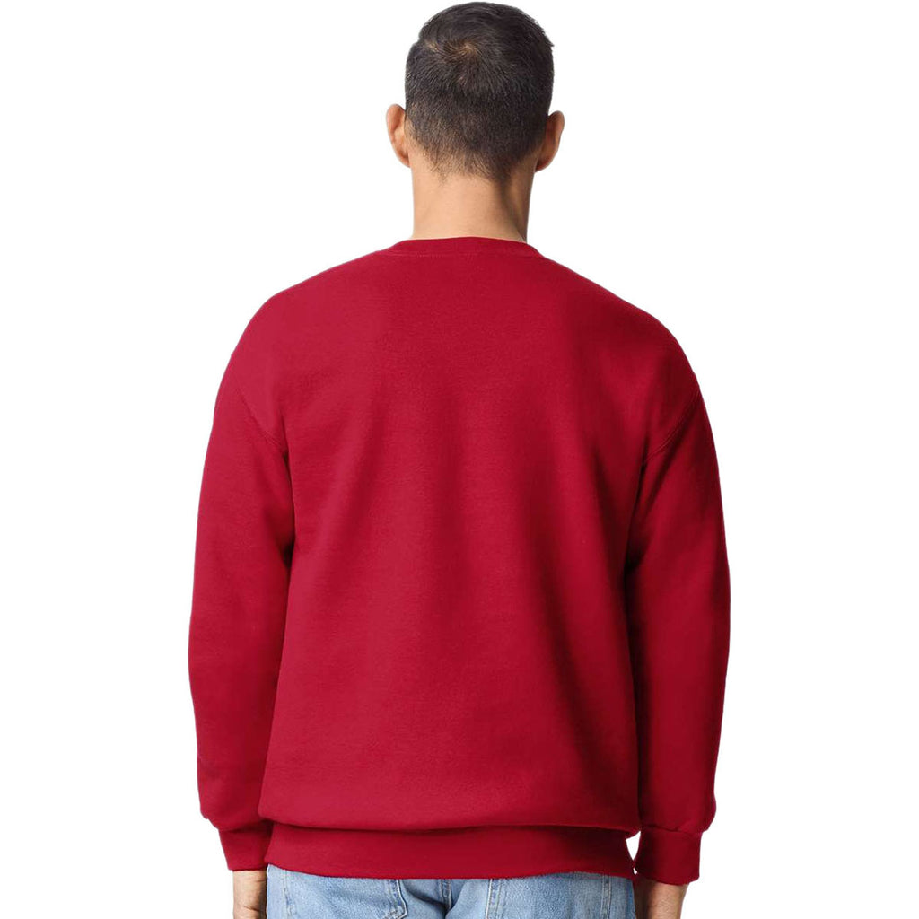 Gildan Unisex Cherry Red Hammer Maxweight Crewneck Sweatshirt