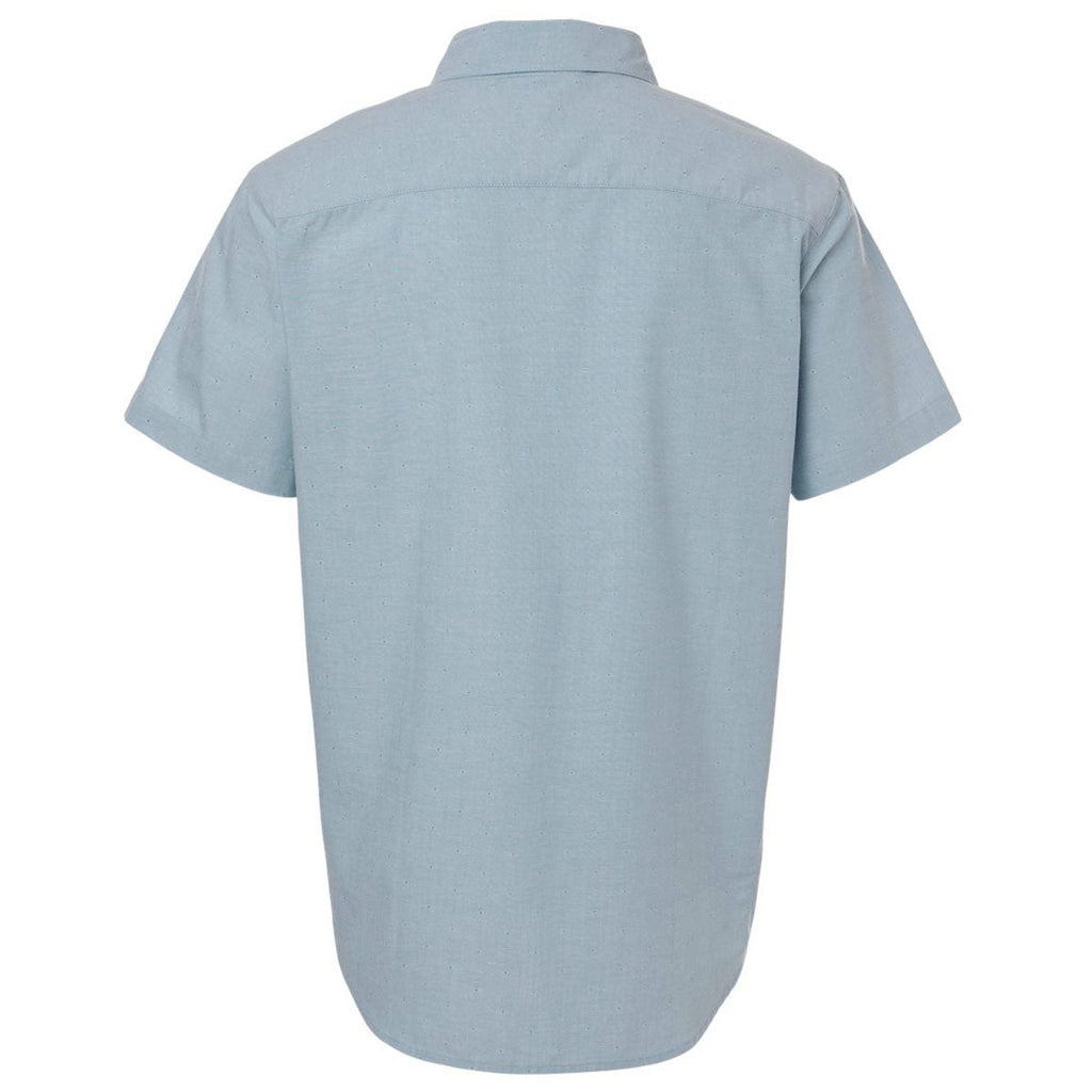 Columbia Men's Ripple Blue Rapid Rivers Novelty Short Sleeve Shirt