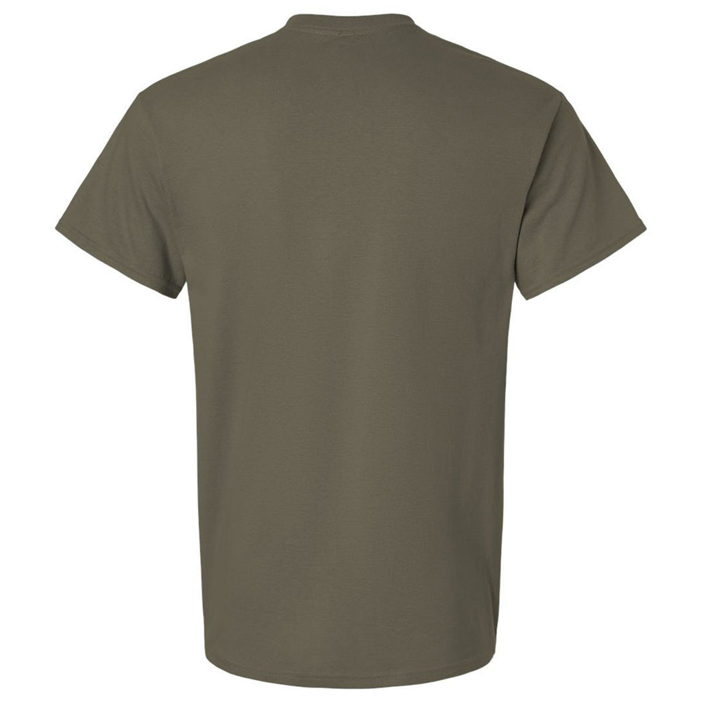 Gildan Men's Olive Ultra Cotton 6 oz. T-Shirt