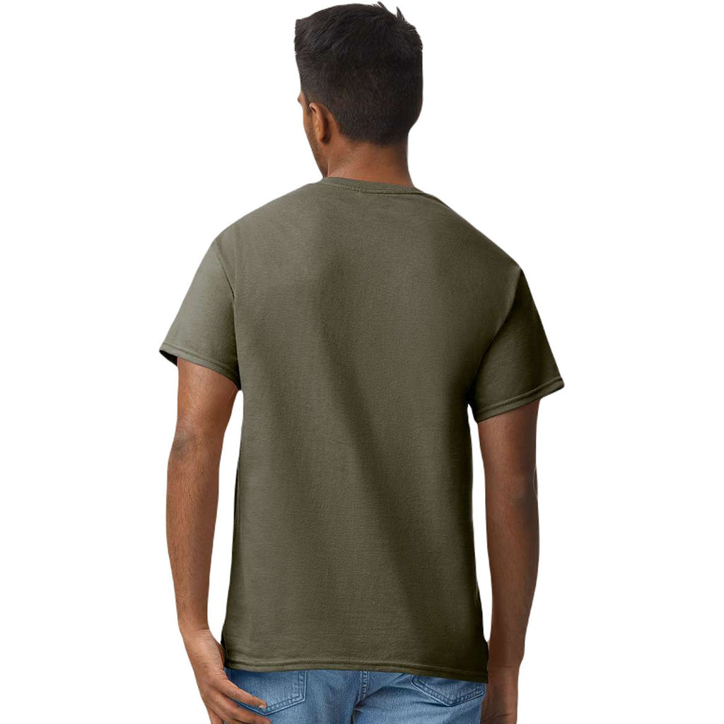 Gildan Men's Olive Ultra Cotton 6 oz. T-Shirt
