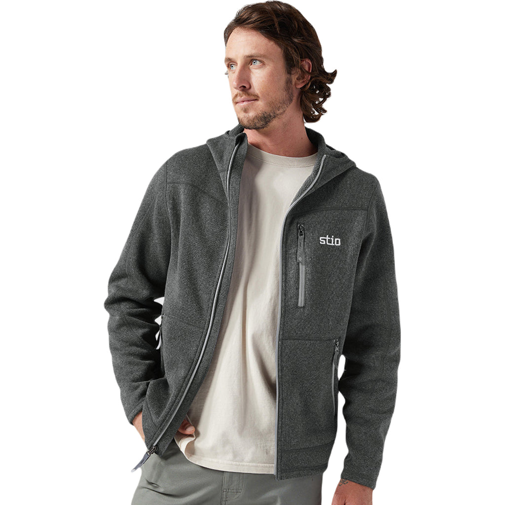 Stio Men's Abyss Heather Wilcox Fleece Hoodie