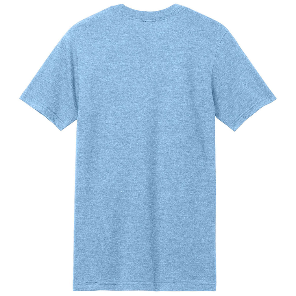 American Apparel Unisex Heather Light Blue CVC Tee