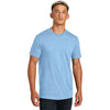 American Apparel Unisex Heather Light Blue CVC Tee