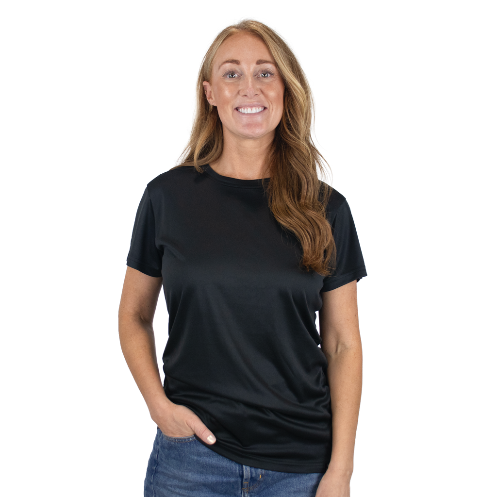 Zusa Women's Black Breezy Tee 2.0