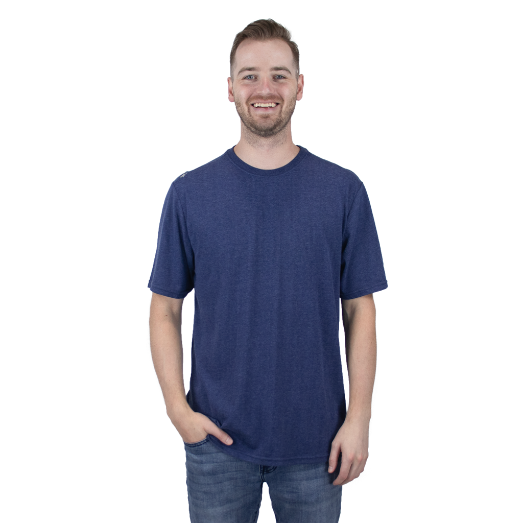 Zusa 3 Day Men's True Navy Heather Tamarac Tee