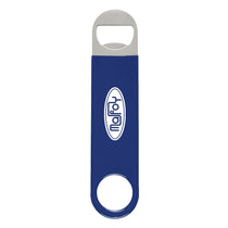 Hit Blue Large Vinyl Coated Stainless Steel Bottle Opener