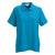 Vantage Women's Island Blue Soft-Blend Double-Tuck Pique Polo