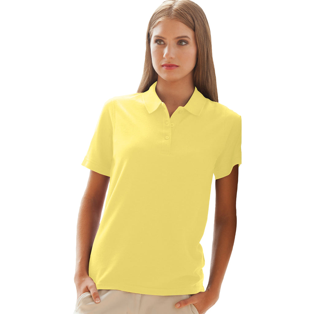 Vantage Women's Sunburst Soft-Blend Double-Tuck Pique Polo