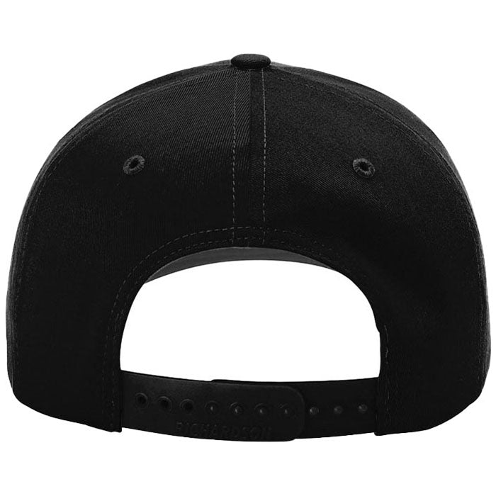 Richardson Black Pro Twill Snapback