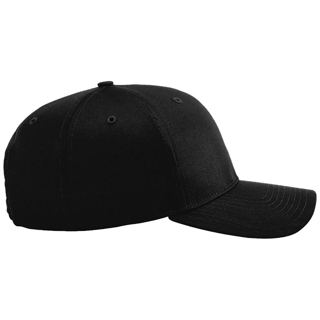Richardson Black Pro Twill Snapback
