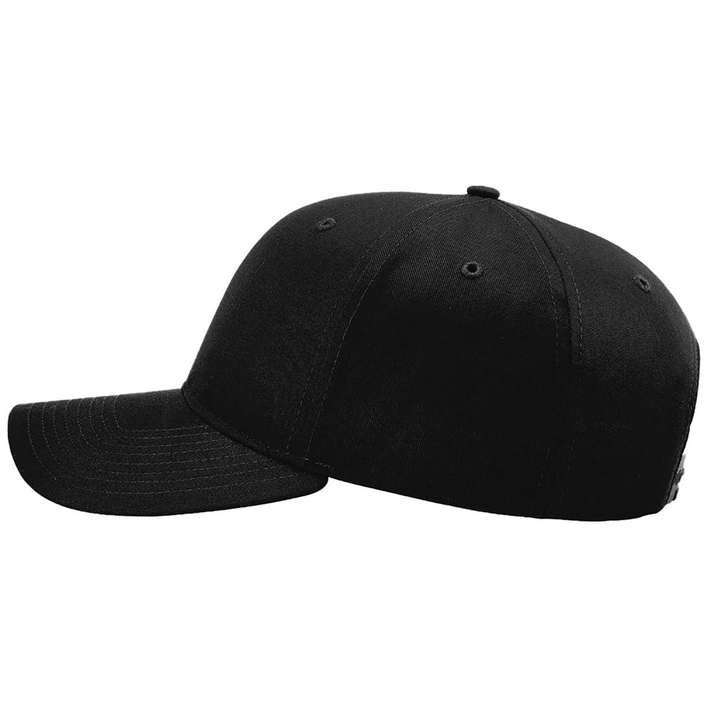 Richardson Black Pro Twill Snapback