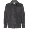 Columbia Men's Charcoal Grey Heather Steens Mountain Solid Shirt Jacket