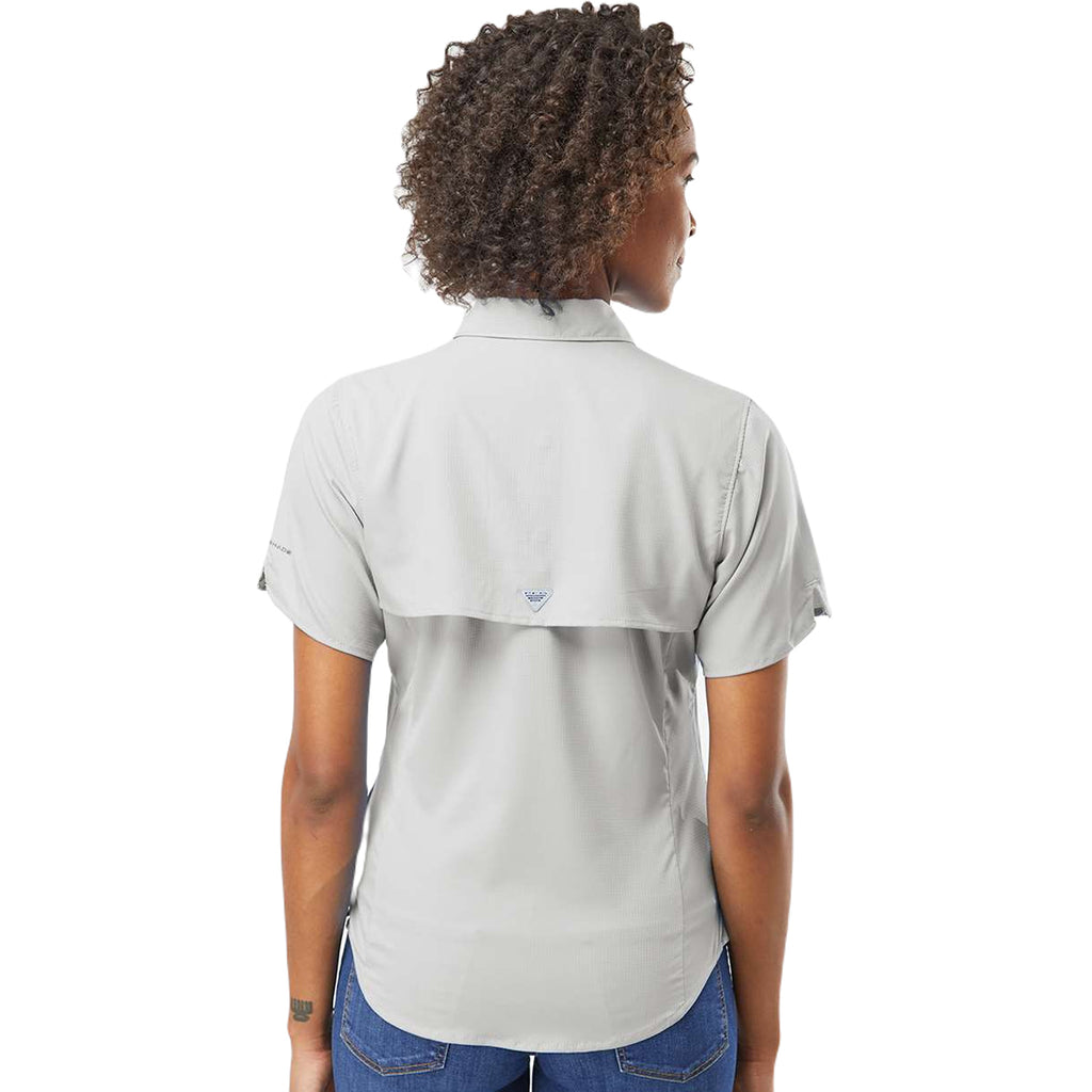 Columbia Women's Cool Grey PFG Tamiami Short Sleeve Shirt