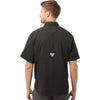 Columbia Men's Black PFG Tamiami Short Sleeve Shirt