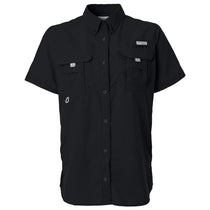 Columbia Women's Black PFG Bahama Short Sleeve Shirt