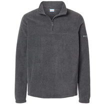 Columbia Men's Charcoal Heather Steens Mountain Half-Zip Pullover