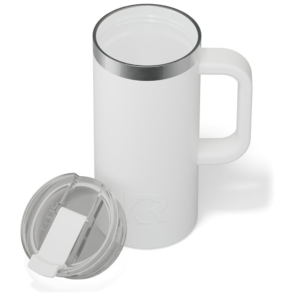RTIC White 16oz Road Trip Travel Mug