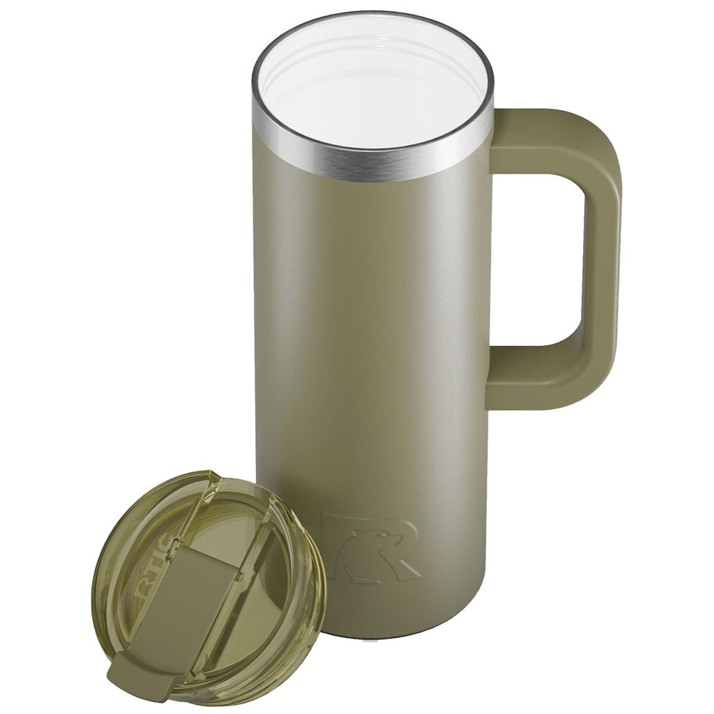 RTIC Olive 20oz Road Trip Travel Mug