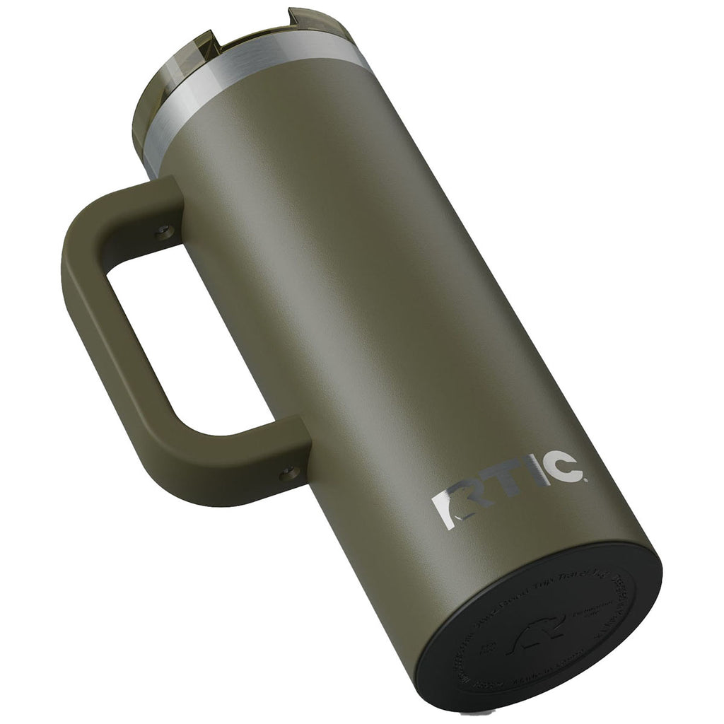 RTIC Olive 20oz Road Trip Travel Mug