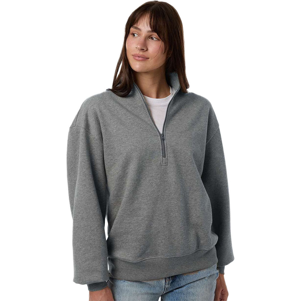 Columbia Women's Charcoal Heather Aldermore Half-Zip Pullover