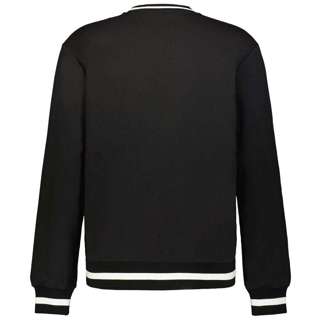 Hollway Unisex Black/Vanilla Heritage Prep Crewneck Sweatshirt