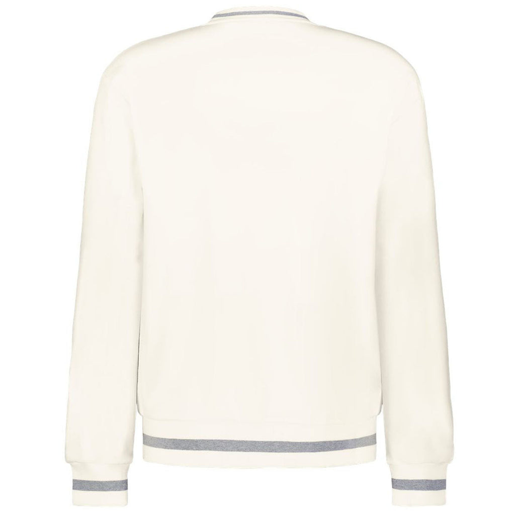 Hollway Unisex Vanilla/Athletic Heather Heritage Prep Crewneck Sweatshirt