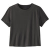 Patagonia Women's Ink Black Capilene Cool Trail Cropped Shirt