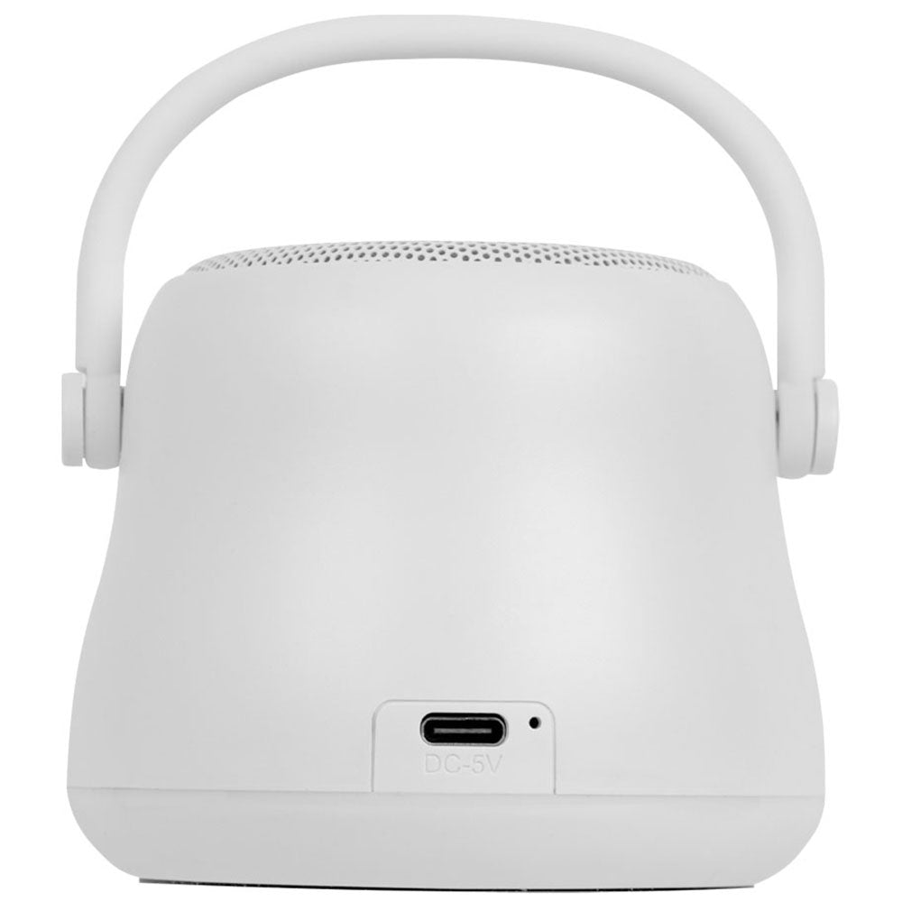 Hit White Sound Wave Light-Up Speaker