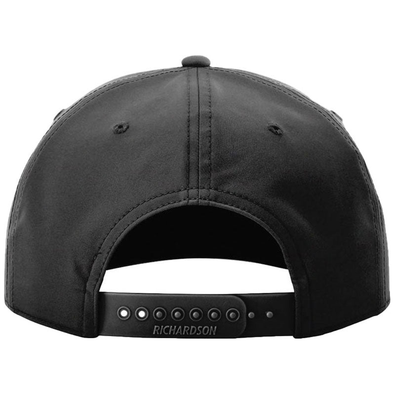 Richardson Black/White 5-Panel Classic Rope Cap